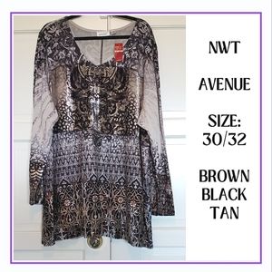 🔥NWT/AVENUE TOP 30/32 W